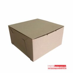 Caja kraft plegadiza, caja para tortas